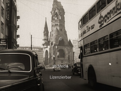 Gedächtniskirche in Berlin 1960