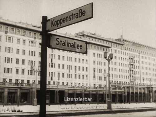 Stalinallee Ost-Berlin 1954