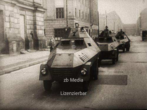 Sowjetischer Panzerwagen in Berlin
