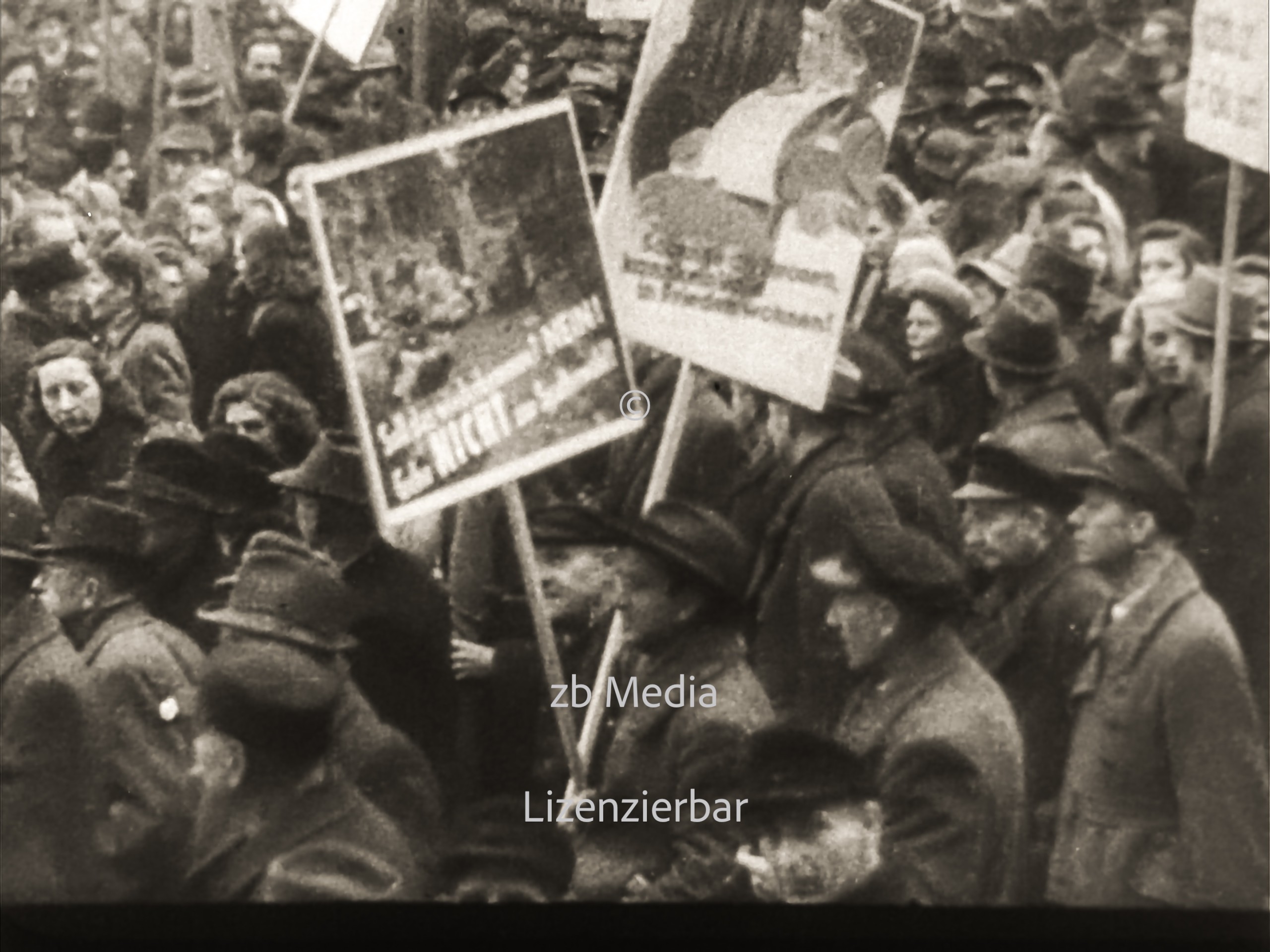 Menschenmenge in Berlin am 17. Juni 1953