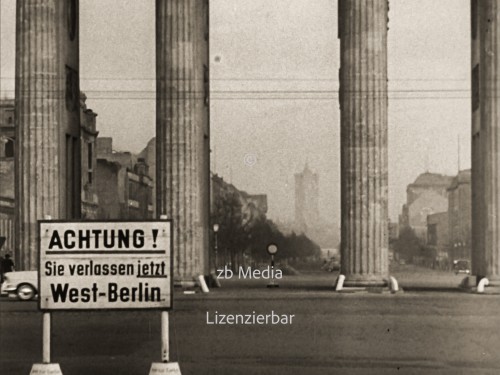 Brandenburger Tor Berlin 1958