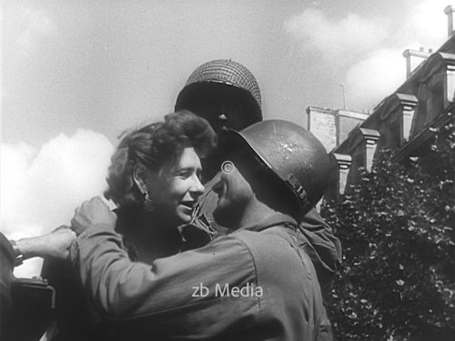 Befreiung von Paris 1944 US Soldat