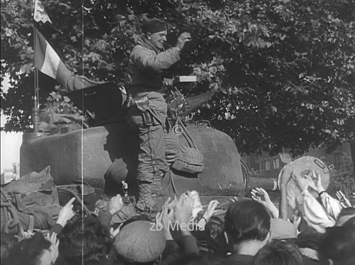 Befreiung von Paris 1944 US Soldat