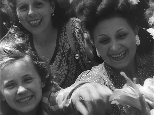 Befreiung von Paris 1944 Jubel Frauen