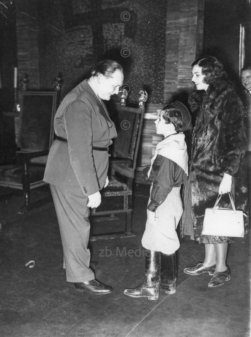 Hermann Göring mit Besucher
