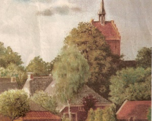 Kerk Anloo , pasteltekening K.J.Mulder.jpg