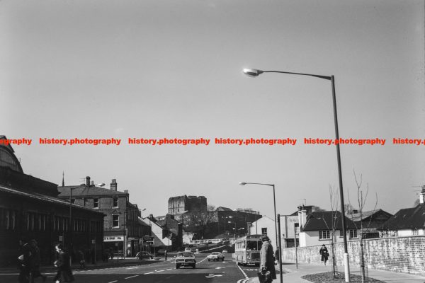 Q002500 Carlisle Castle. View from street. Cumbria. 1974