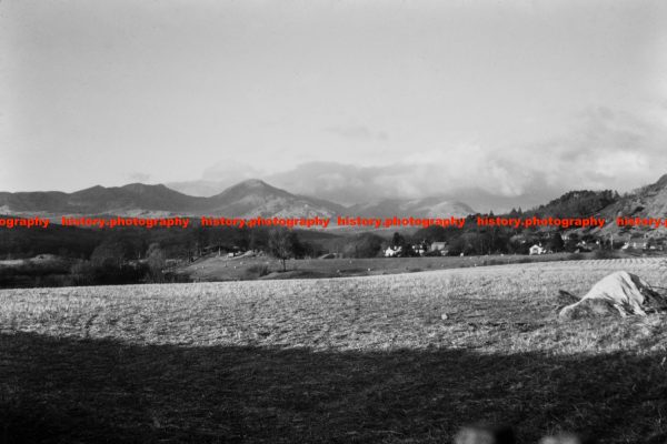 Q002570 Coniston Fells from Nibthwaite. Cumbria. 1963