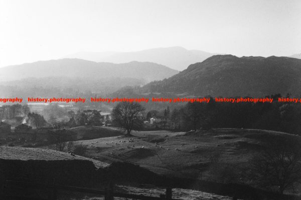 Q002601 Claife Heights and Coniston. Wetherlam. From Kelsick. Cumbria. 1970s