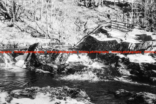 Q002696 Skelwith Force. Partly frozen. Cumbria. 1963