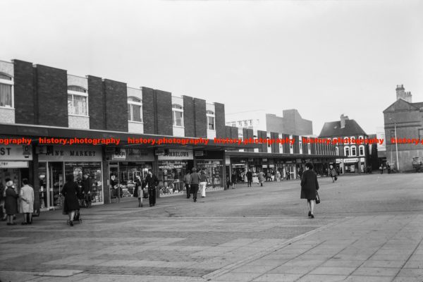 Q003369 Workington. New Precinct. Shops. Cumbria. 1975