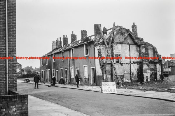 Q003394 Maryport. Demolition. Cumbria. 1973