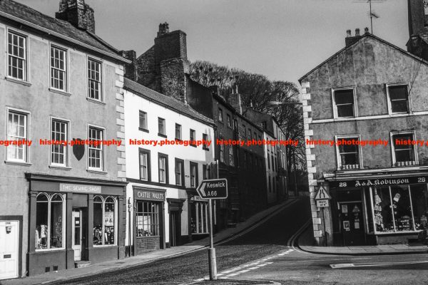 Q003455 Cockermouth. Street View. Shops. Cumbria. 1976