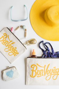 Alphabet Bags Bon Voyage in Palm Springs. Photographer Marianne Taylor.