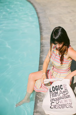 Alphabet Bags Bon Voyage in Palm Springs. Photographer Marianne Taylor.