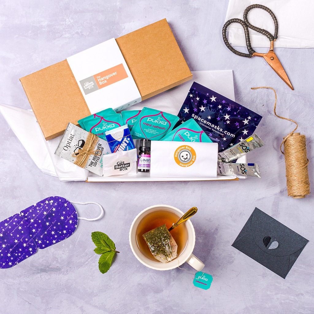 Colourful content creation for The Get Better Box. Product photography & styling by Marianne Taylor.