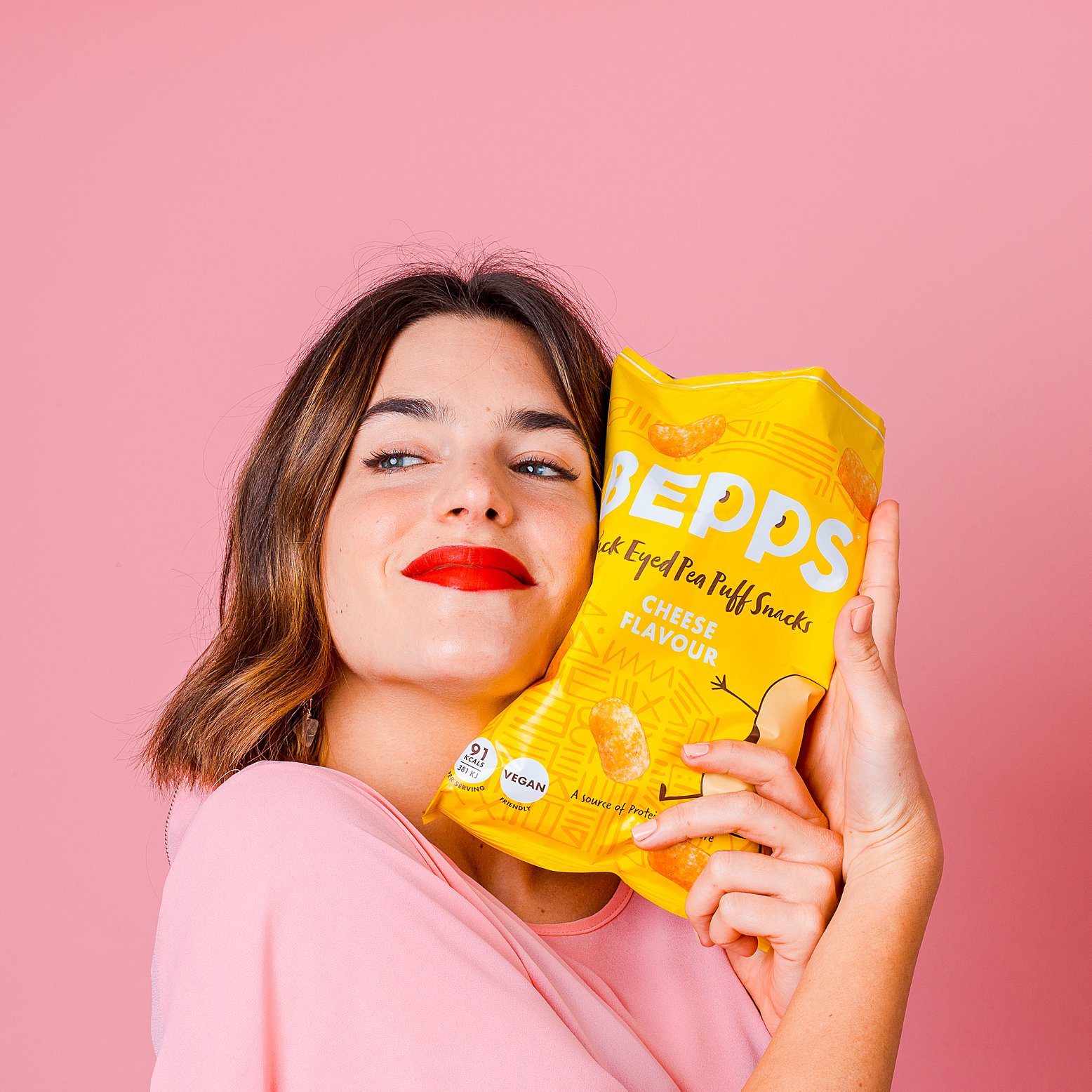 Product photography & content creation for Bepps Snacks. Product photography & styling by Marianne Taylor.