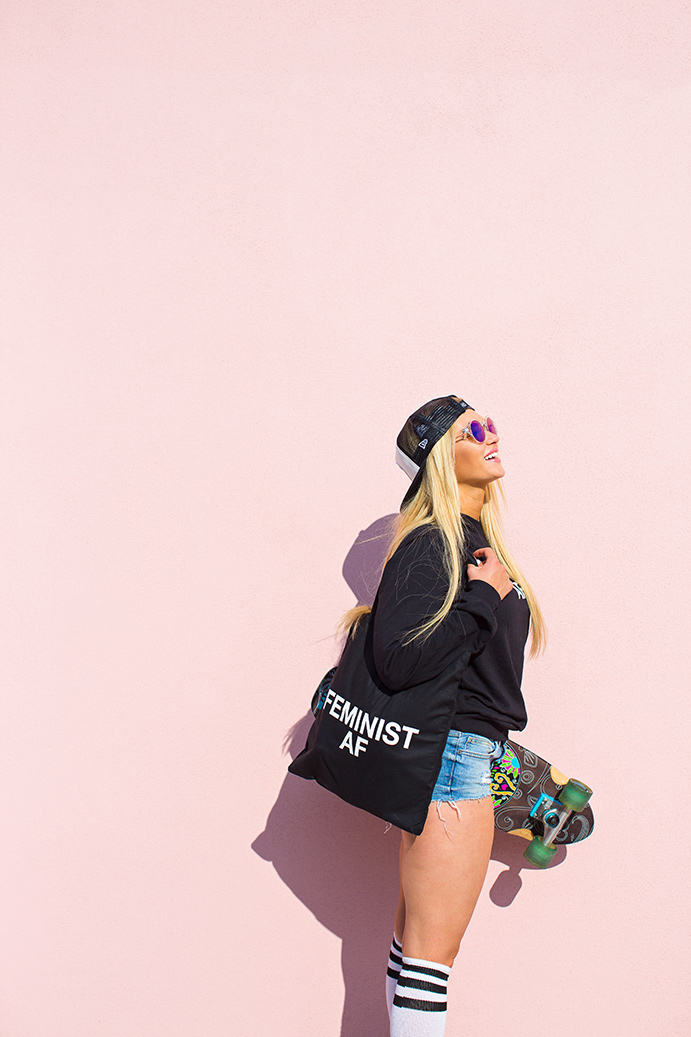 Monthly Gift Apparel Skater Girl Look Book. Product and Lifestyle Photography by Marianne Taylor.
