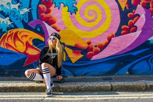 Monthly Gift Apparel Skater Girl Look Book. Product and Lifestyle Photography by Marianne Taylor.