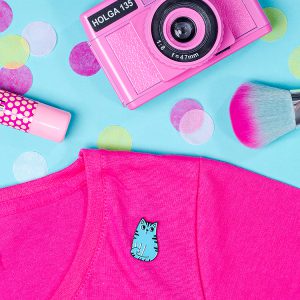 Colourful product photography for Punky Pins by Marianne Taylor.