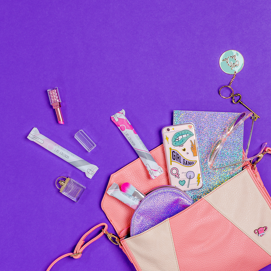 Colourful product photography and styling for fun brands!