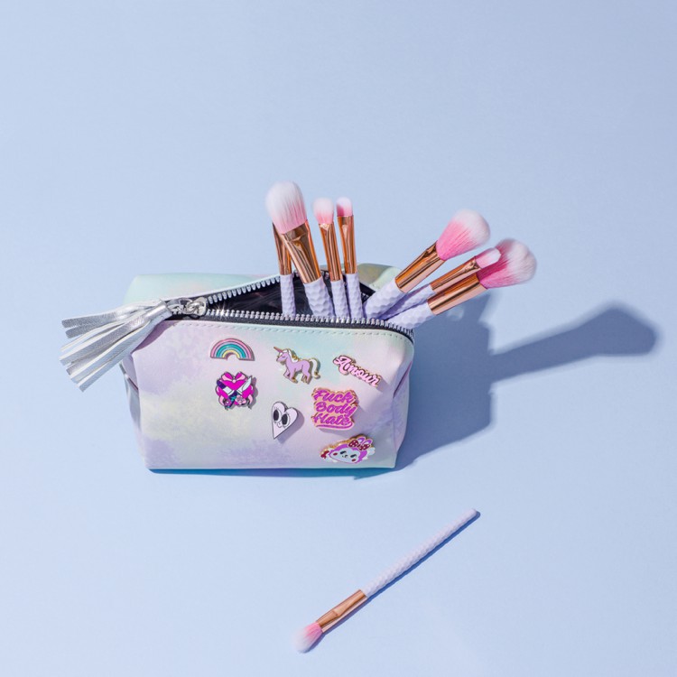 Colourful product photography and styling for Punky Pins by Marianne Taylor.