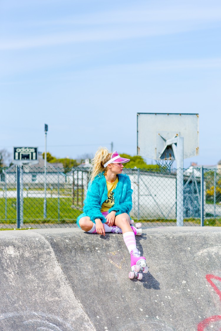 Colourful skate lifestyle photography and styling by Marianne Taylor.