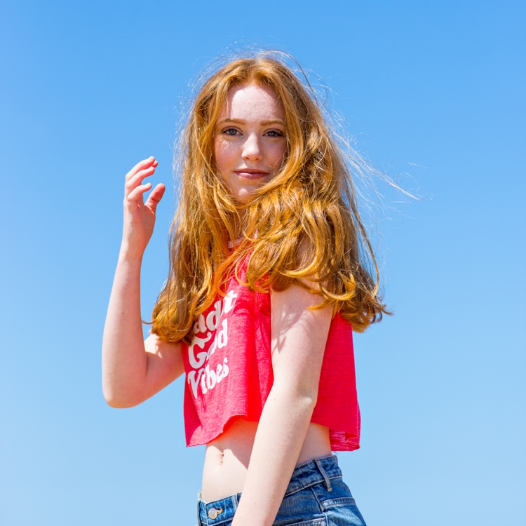 Colourful beach lifestyle photoin Cornwall by Marianne Taylor.