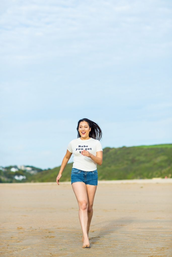 Beach lifestyle photography in Cornwall by Marianne Taylor.