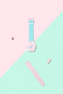 Colourful product photography and styling for SwatchX by Marianne Taylor.