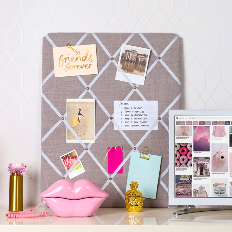 Colourful product photography and styling of memo boards by Marianne Taylor.