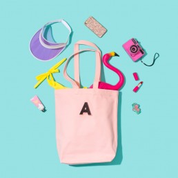 Colourful content creation for Alphabet Bags. Product photography & styling by Marianne Taylor.