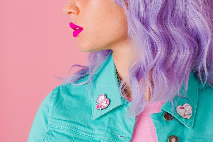 Colourful content creation for Punky Pins. Product photography & styling by Marianne Taylor.