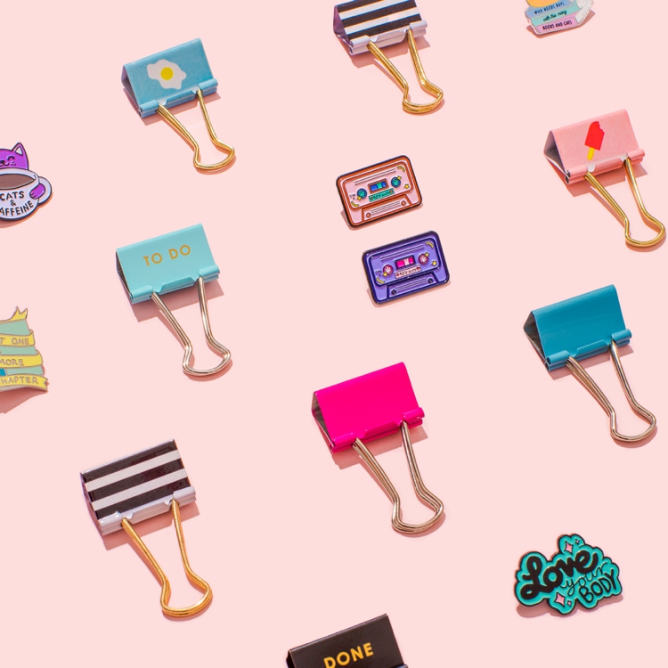 Colourful content creation for Punky Pins. Product photography & styling by Marianne Taylor.