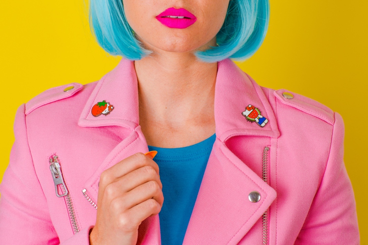 Colourful content creation for Punky Pins. Product photography & styling by Marianne Taylor.