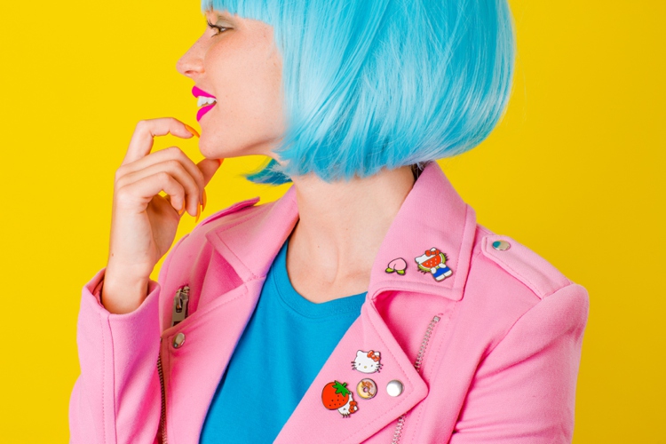 Colourful content creation for Punky Pins. Product photography & styling by Marianne Taylor.