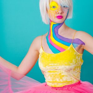 Rainbow facepainting by Colour Ahead. Photography & styling by Marianne Taylor.