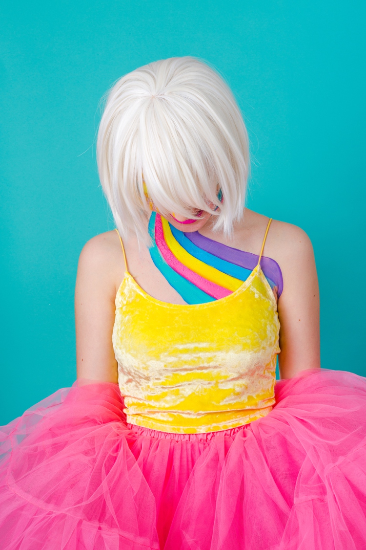 Rainbow facepainting by Colour Ahead. Photography & styling by Marianne Taylor.