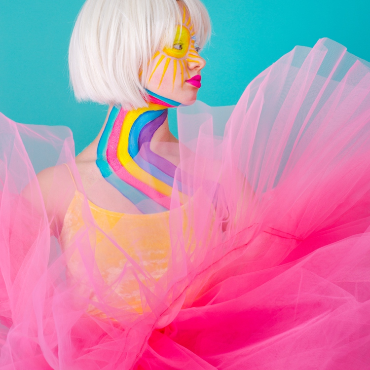 Rainbow facepainting by Colour Ahead. Photography & styling by Marianne Taylor.