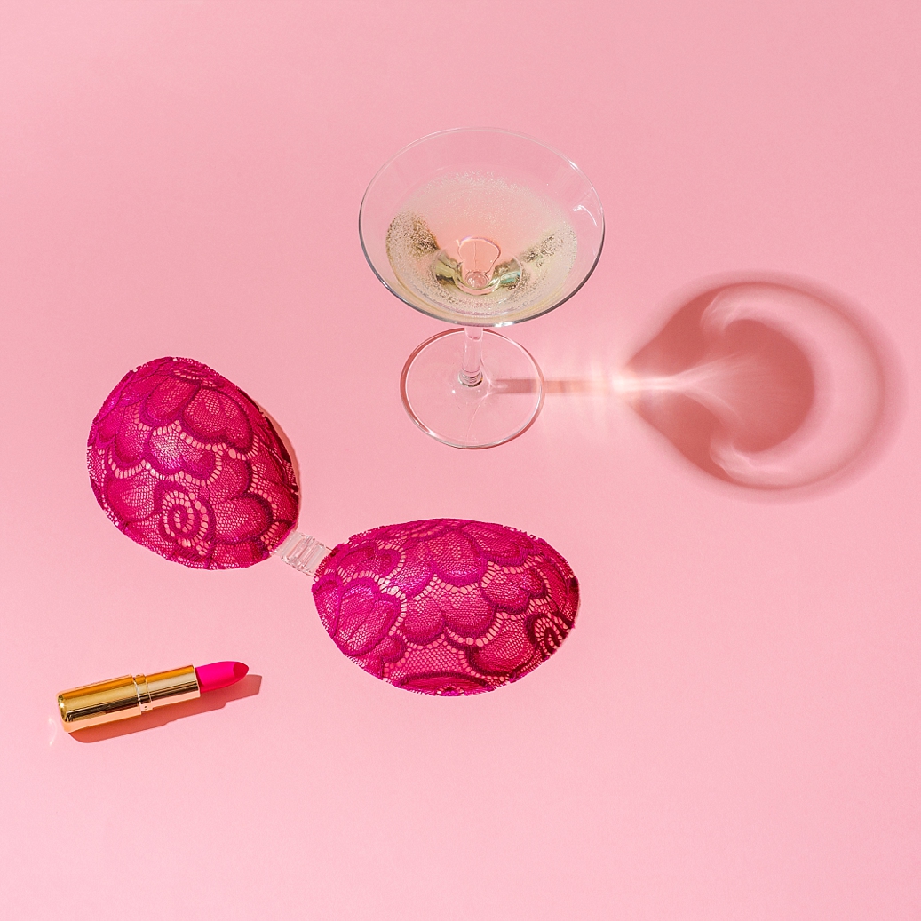 Colourful content creation for InvisiBra. Product photography & styling by Marianne Taylor.
