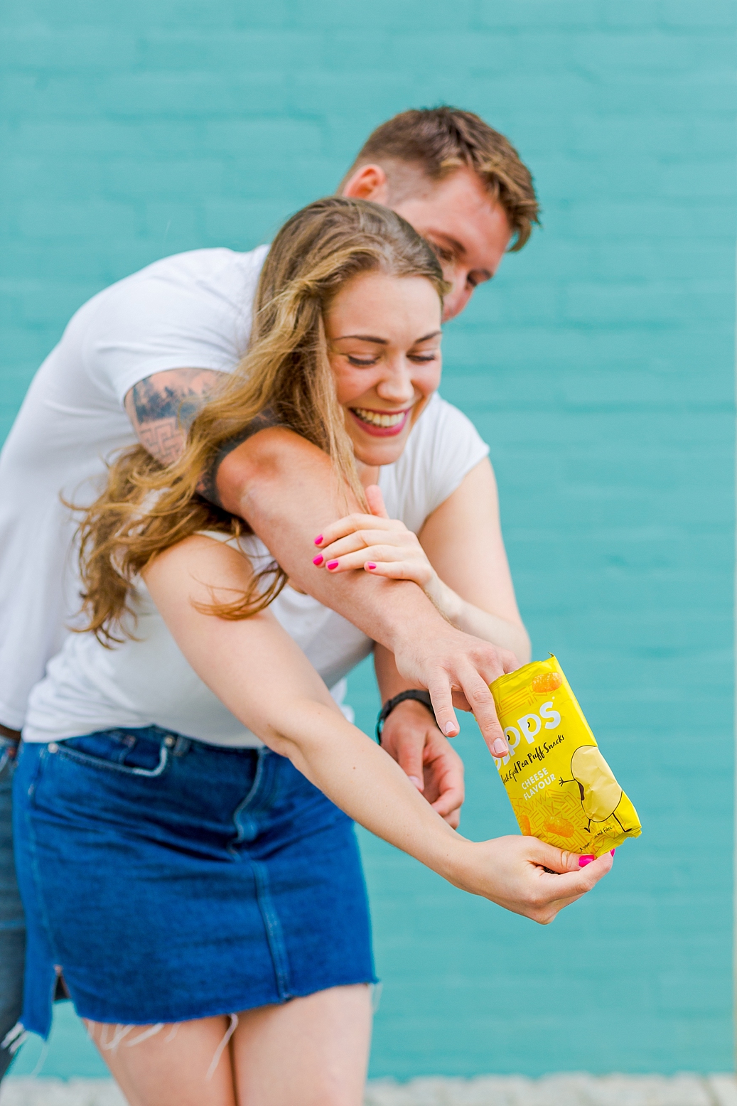 Colourful content creation for Bepps vegan snacks. Product photography & styling by Marianne Taylor.