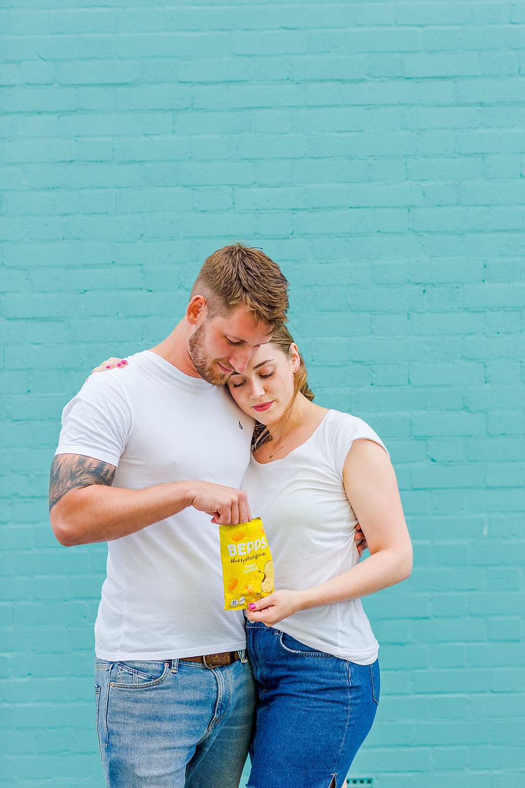 Colourful content creation for Bepps vegan snacks. Product photography & styling by Marianne Taylor.