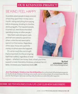 Psychologies Magazine Marianne Taylor for Alphabet Bags.