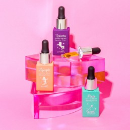 Colourful content creation for Barry M cosmetics. Product photography by Marianne Taylor.