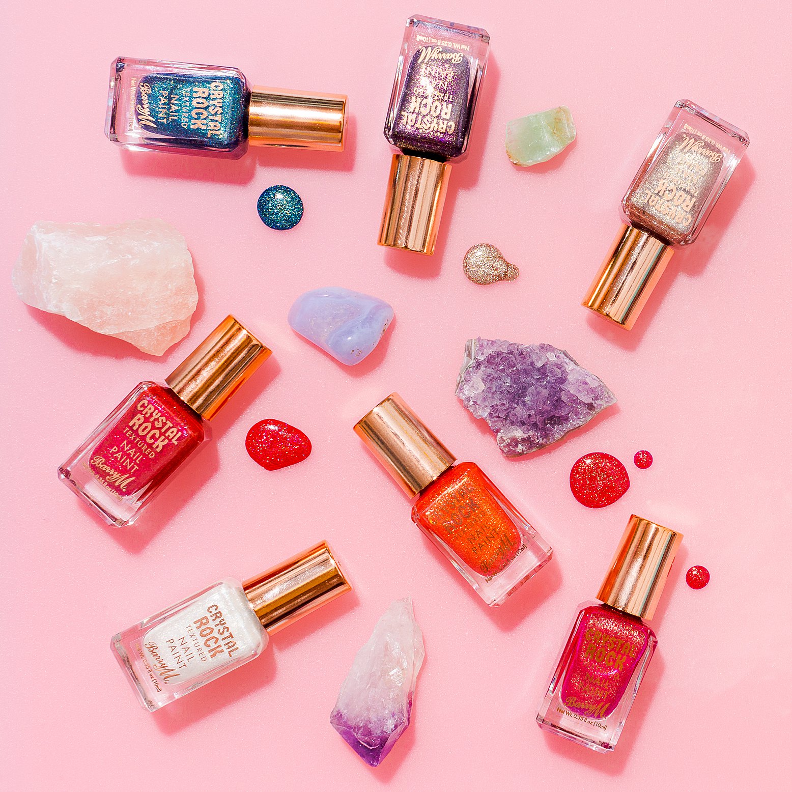 Colourful content creation for Barry M cosmetics. Product & lifestyle photography by Marianne Taylor.