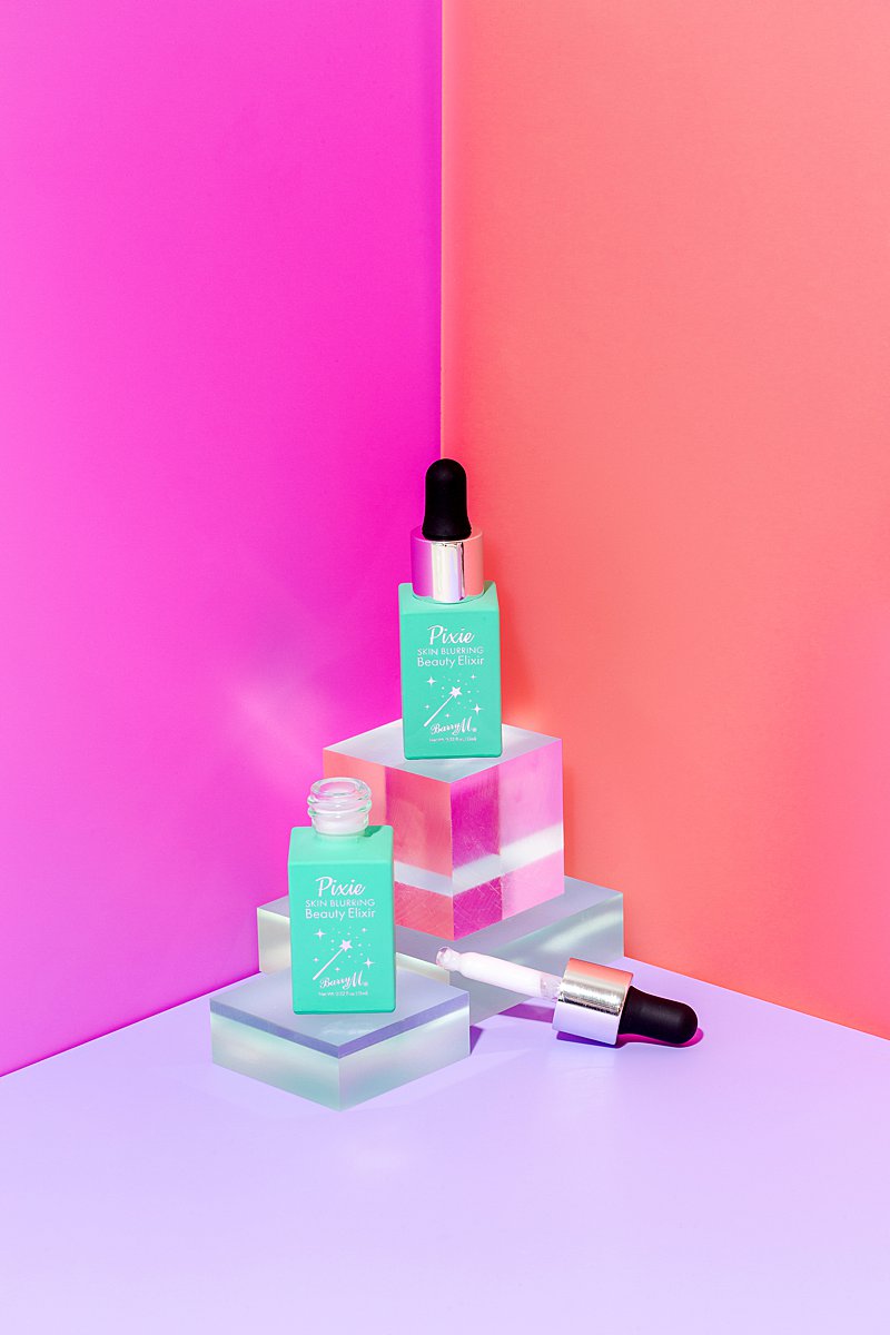 Colourful content creation for Barry M cosmetics. Styled stills product photography by Marianne Taylor.