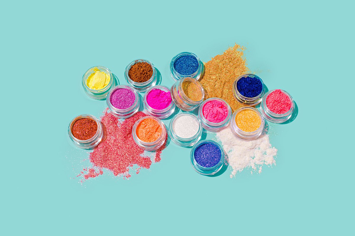 Colourful content creation for Peaches & Cream cosmetics. Styled stills product photography by Marianne Taylor.