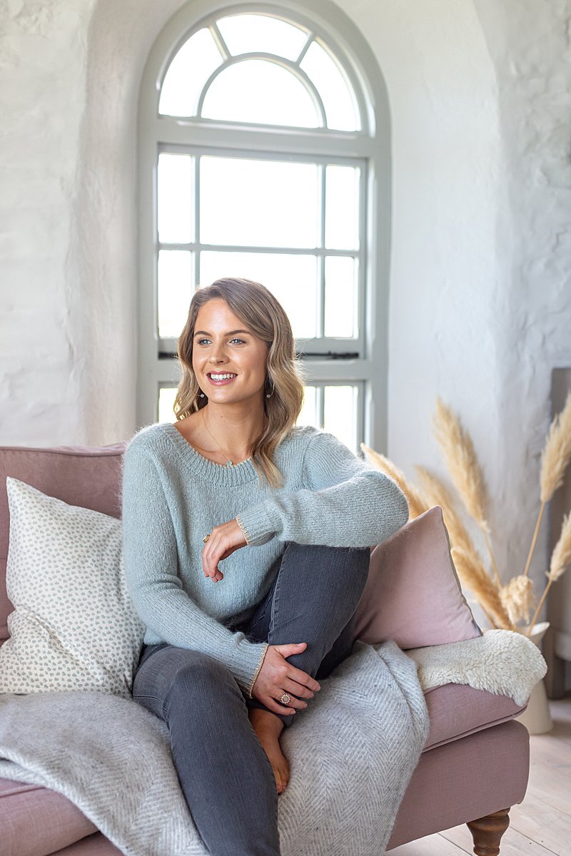 Cornish lifestyle and fashion photography shoot for Jo&Co. Styled lifestyle editorial photography by Marianne Taylor.