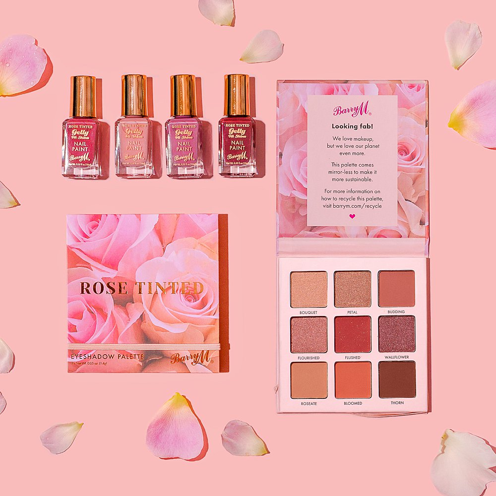 Colour-filled beauty product content creation for Barry M cosmetics. Styled makeup product stills photography by Marianne Taylor.