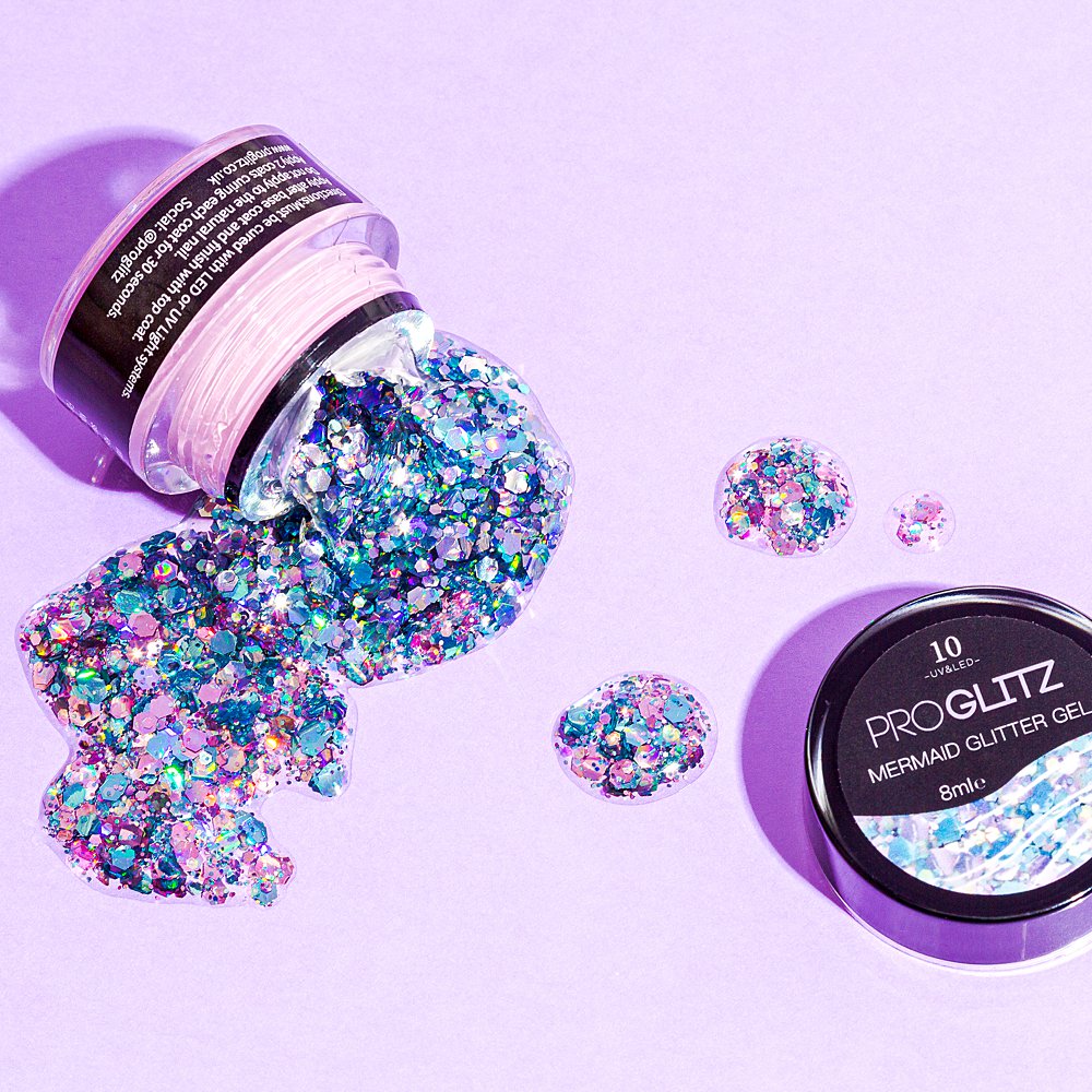 Beauty product content creation for ProGLITZ cosmetics bursting with colour. Styled makeup and cosmetics product stills photography by Marianne Taylor.